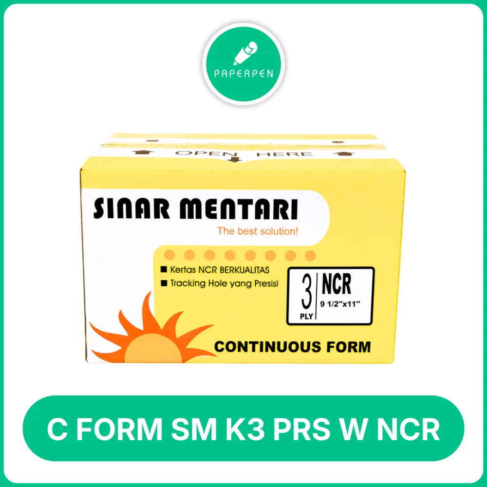 C FORM SM K3 PRS W NCR C FORM SM K3 PRS W NCR - Image 1